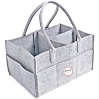 Los mejores  - Pañales Organizador- Cambiar Pañales Bolsa de Almacenamiento Plegable Fieltro Pañales Caddy de Almacenamiento Bin para…